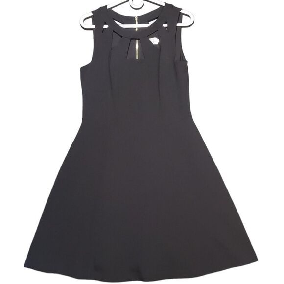 Eliza J Cut Out Fit and Flare‎ Dress Black Size 12 - Picture 1 of 16